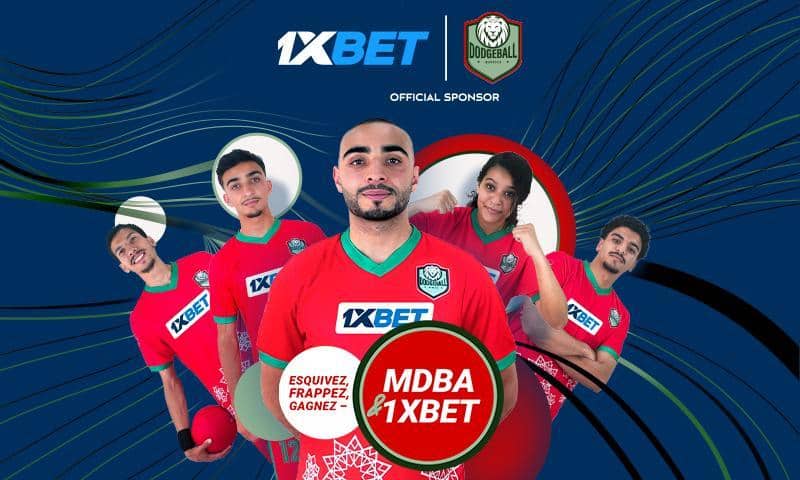 1xBet devient sponsor officiel de l’Association Marocaine de Dodgeball et sponsor officiel des équipes. 1 1xBet