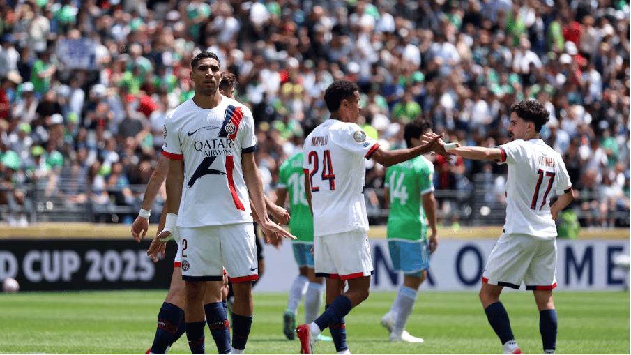 Coupe du monde des clubs : Achraf Hakimi élu homme du match entre le Paris Saint-Germain et les Seattle Sounders 1 كأس العالم للأندية
