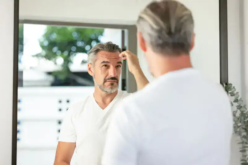 "Réjouissez-vous si les cheveux gris envahissent vos articulations"... Une étude scientifique révèle une surprise sur les cheveux blancs 1 “افرح إن غزا الشيب مفرقك”.. دراسة علمية تكشف مفاجأة حول الشعر الأبيض