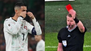 فيديو.. طرد تاريخي يهدد آخر مونديال في مسيرة رونالدو!