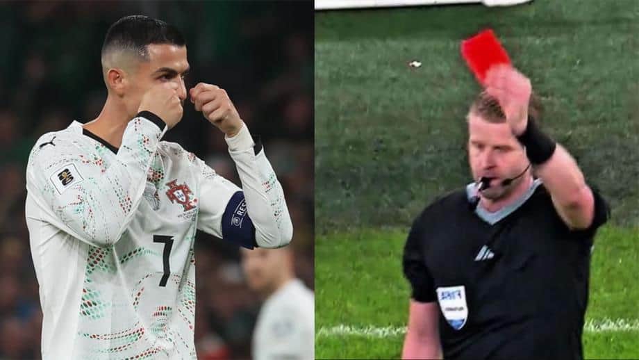 L'expulsion historique menace la dernière Coupe du monde de Ronaldo ! 1 فيديو.. طرد تاريخي يهدد آخر مونديال في مسيرة رونالدو!