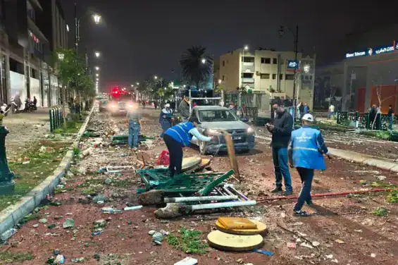 Des peines sévères dans l'affaire Ait Ouarir "émeutes de Gilles Z" : Jusqu'à 55 ans de prison 1 أحكام قاسية في قضية "أعمال شغب جيل زد" بآيت أورير: السجن يصل إلى 55 عاماً