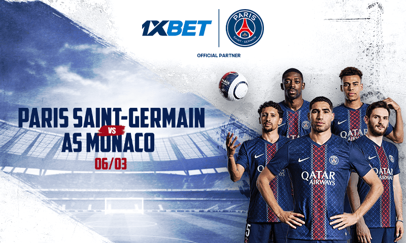 باريس سان جيرمان ضد موناكو: قمة الجولة 25 في الدوري الفرنسي تحت الأضواء-1xbet