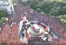 مدريد تنفجر فرحاً بأبطال العالم.. مليون مشجع يستقبلون إسبانيا بعد المجد المونديالي
