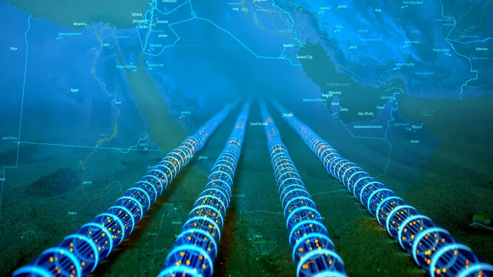 Le détroit d'Ormuz est l'un des principaux couloirs maritimes par lesquels transitent les câbles Internet et de