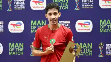 جواد ينال جائزة أفضل لاعب في مباراة المغرب والجزائر بعد ثلاثيته