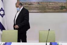 Mansour Abbas, président du Parti de la Liste arabe unifiée, s'exprimant au sujet des élections législatives israéliennes