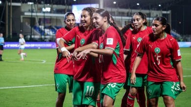 لاعبات منتخب المغرب للسيدات تحت 17 خلال مباراة في كأس العالم 2026