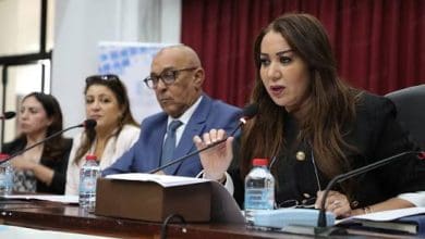 Nabila Rameli, maire de Casablanca, lors des travaux de la séance du conseil municipal