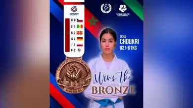 Doaa Shukri remporte la médaille de bronze dans la catégorie des moins de 61 kg aux Championnats du monde de karaté