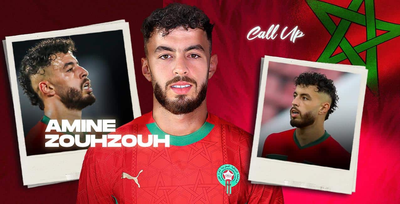 Amine Zahzouh rejoint le camp des Lions de l'Atlas avant les matches contre la Tunisie et le Bénin 1 Амин Захзух