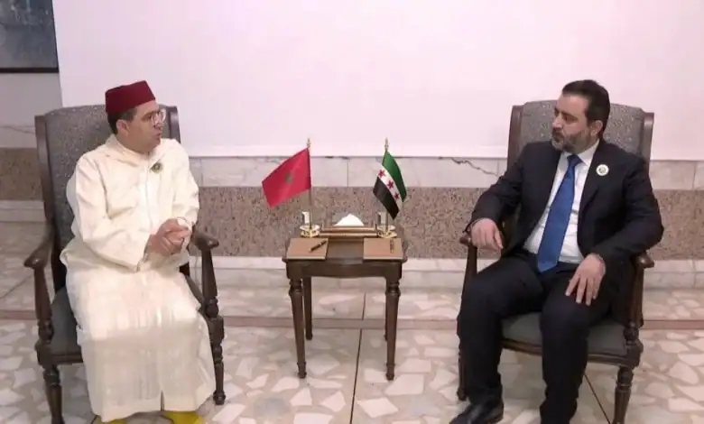Conformément aux instructions royales Le Maroc rouvre son ambassade à Damas تنفيذًا للتعليمات الملكية السامية.. المغرب يُعيد فتح سفارته في دمشق