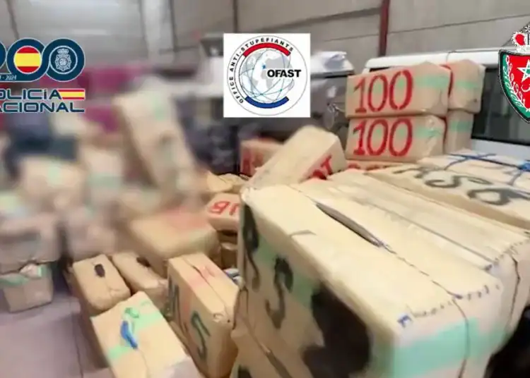 الشرطة الإسبانية تضبط أكثر من 15 طناً من الحشيش داخل شاحنة بطيخ قادمة من المغرب
