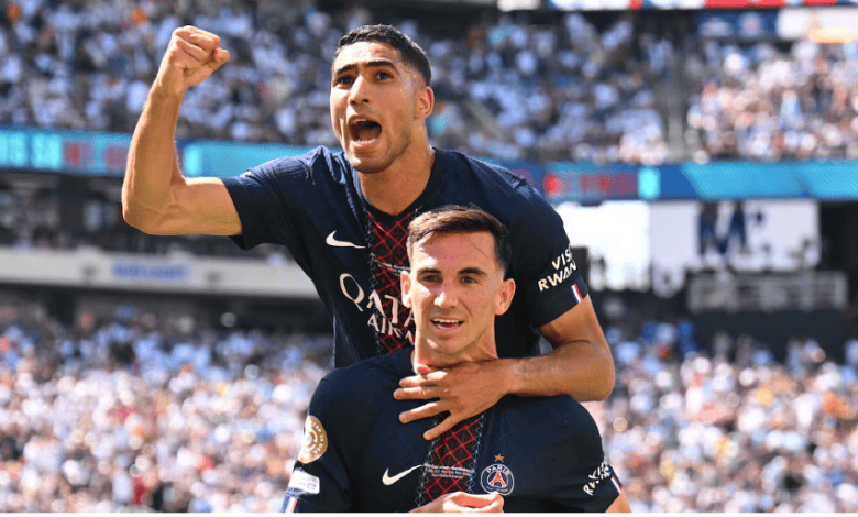 Hakimi brille, le PSG balaie le Real Madrid et se qualifie pour la finale de la Coupe du monde des clubs حكيمي يتألق وباريس سان جيرمان يكتسح ريال مدريد برباعية ويبلغ نهائي مونديال الأندية