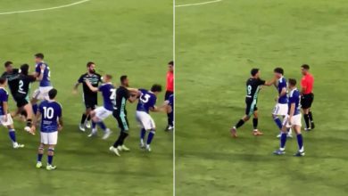 بالفيديو.. شجار عنيف يُفسد ودية ريال بيتيس وكومو الإيطالي