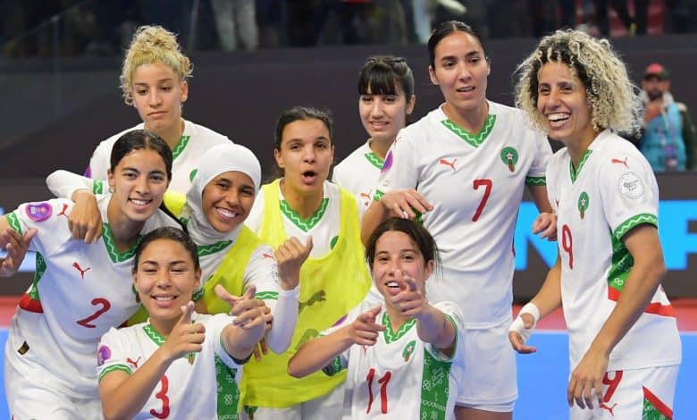 المغرب يرتقي 16 مركزًا في تصنيف الفيفا للفوتسال سيدات 1 المغرب يرتقي 16 مركزًا في تصنيف الفيفا للفوتسال سيدات