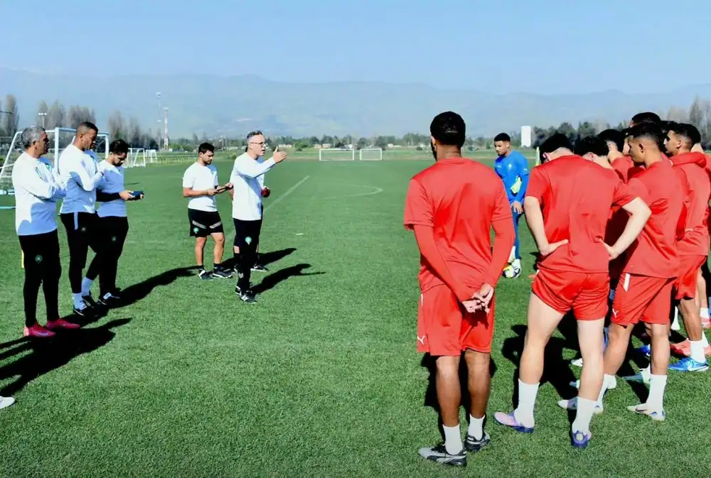 المنتخب المغربي لأقل من 20 سنة يستعد لمواجهة إسبانيا في افتتاح مونديال الشباب بتشيلي