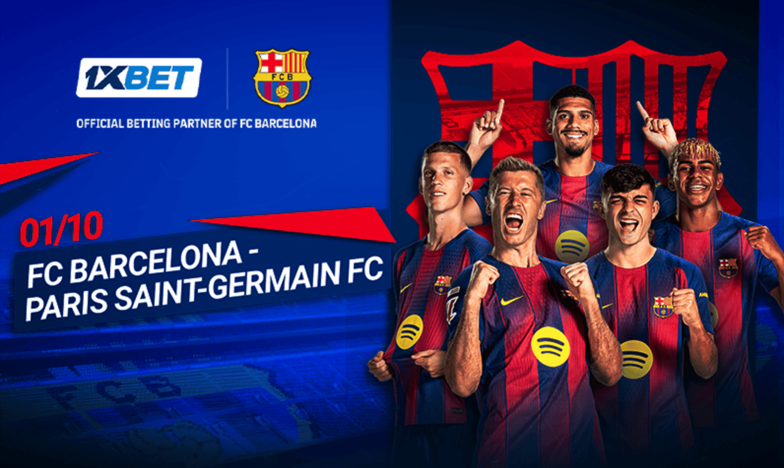 برشلونة يواجه باريس سان جيرمان في قمة نارية برعاية 1xBet
