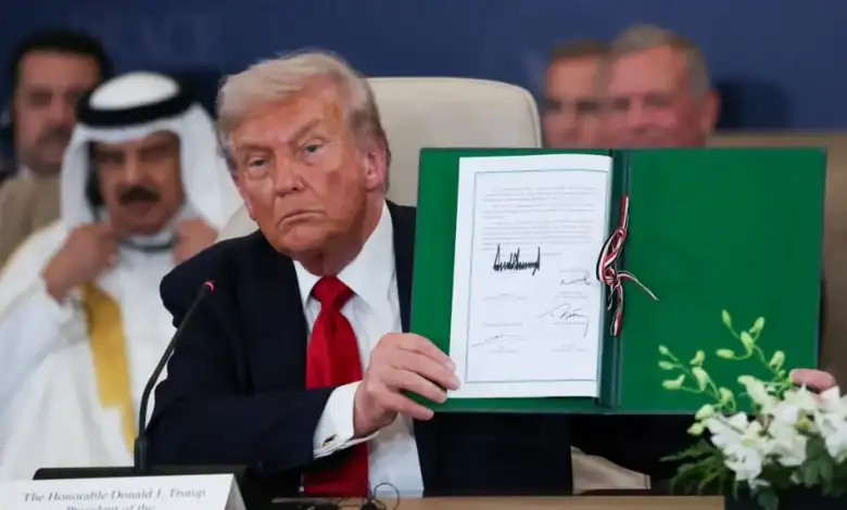 الولايات المتحدة ومصر وقطر وتركيا يوقعون اتفاق وقف إطلاق النار في غزة 1 الولايات المتحدة ومصر وقطر وتركيا يوقعون اتفاق وقف إطلاق النار في غزة