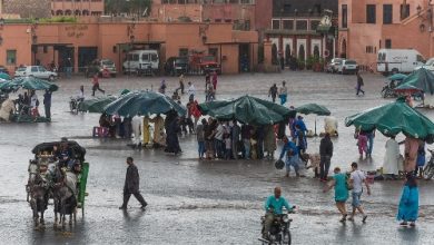 Prévisions météorologiques au Maroc aujourd'hui, mardi 2 توقعات الطقس في المغرب الثلاثاء: أمطار شمالية وحرارة جنوبية