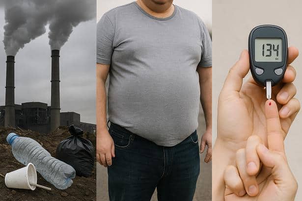 دراسة تكشف علاقة تلوث الهواء بالسمنة والسكري 1 دراسة تكشف علاقة تلوث الهواء بالسمنة والسكري