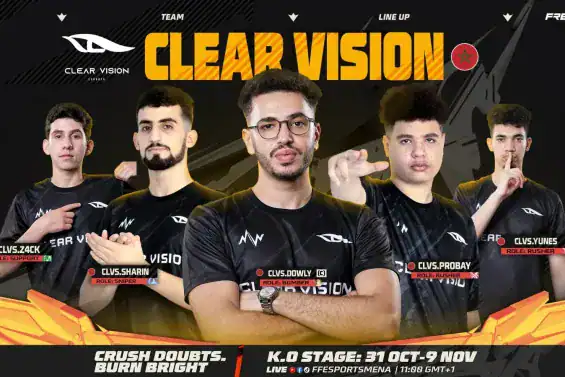 L'équipe marocaine "Clear Vision" représente la région aux finales du championnat du monde de tir libre 2025 1 الفريق المغربي "كلير فيجن" يمثل المنطقة في نهائيات بطولة فري فاير العالمية 2025