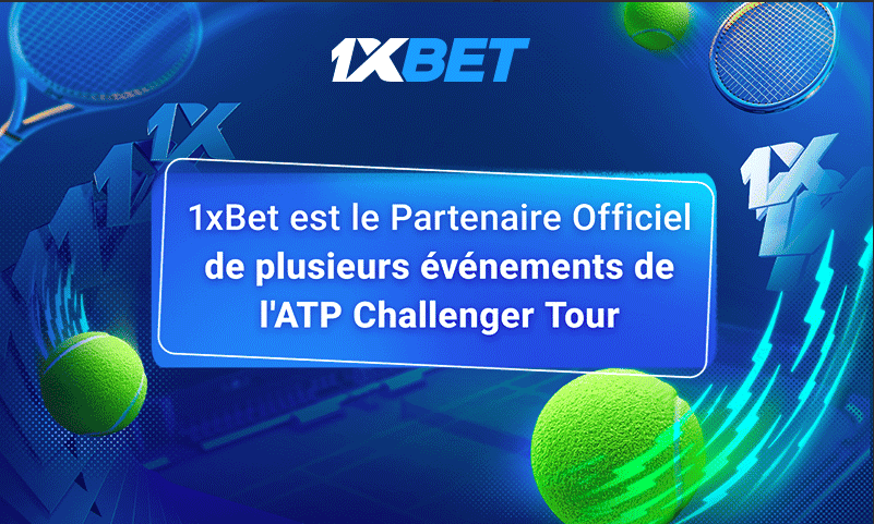 1xBet - Partenaire officiel des paris de l'ATP Challenger Tour 2025 1 1xBet - Partenaire officiel des paris de l'ATP Challenger Tour 2025