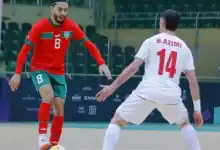 منتخب القاعة المغربي ينتزع تعادلاً ثميناً أمام إيران