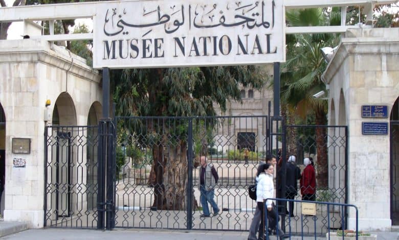 سرقة قطع أثرية ذهبية من المتحف الوطني في دمشق 1 سرقة قطع أثرية ذهبية من المتحف الوطني في دمشق