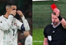 فيديو.. طرد تاريخي يهدد آخر مونديال في مسيرة رونالدو!