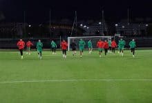 المنتخب المغربي يجري آخر حصة تدريبية قبل اختبار أوغندا الودي بطنجة