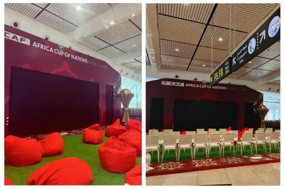 Coupe d'Afrique des Nations au Maroc : Fan zones dans les aéroports du Royaume 1 كأس الأمم الأفريقية في المغرب: مناطق للجماهير داخل مطارات المملكة