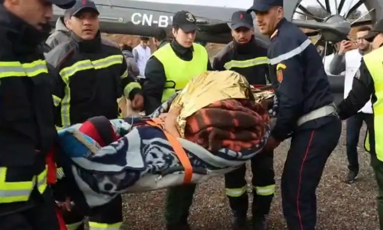 مروحية الدرك تنقذ سيدة في أحنصال