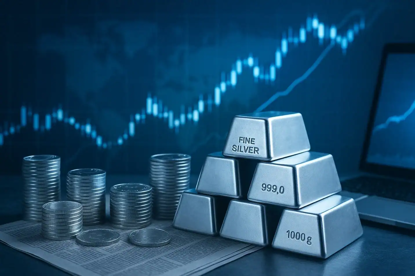 سعر أونصة الفضة يتخطى 75 دولاراً لأول مرة على الإطلاق