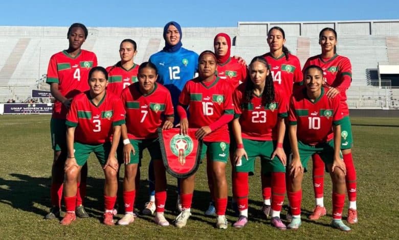 المنتخب المغربي النسوي لأقل من 20 سنة يبلغ نهائي دوري شمال إفريقيا بثلاثية مثالية