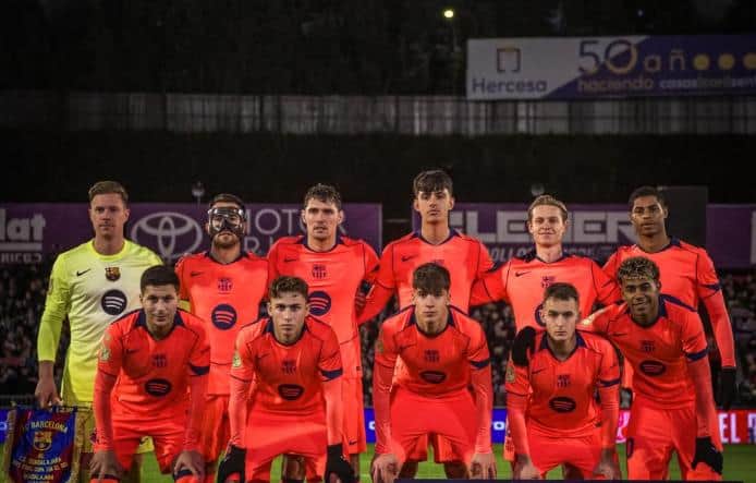 برشلونة يحسم التأهل إلى ثمن نهائي كأس الملك بهدفين متأخرين