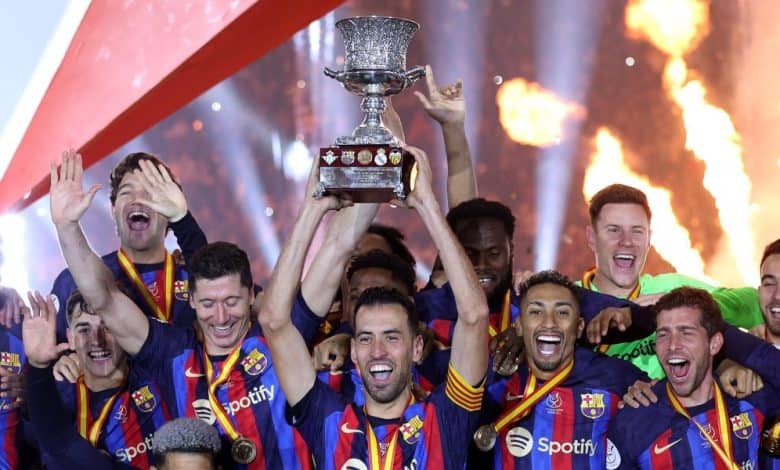 Barcelone conserve la Super Coupe d'Espagne en battant le Real Madrid en finale à Jeddah 1 برشلونة يحتفظ بالسوبر الإسباني ويهزم ريال مدريد في نهائي جدة