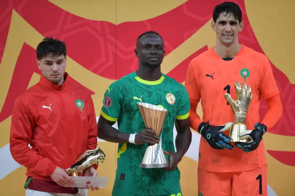 Diaz sacré meilleur buteur de la Coupe d'Afrique des Nations Maroc 2025 et Bono meilleur gardien 1 دياز يتوج هدافًا لكأس أمم إفريقيا المغرب 2025 وبونو أفضل حارس