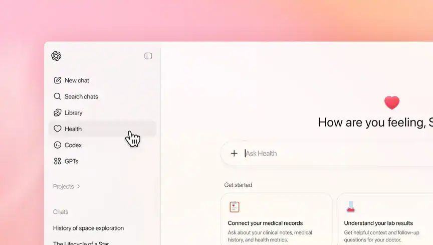 ميزة Health: وظيفة جديدة للإجابة عن الاستفسارات الصحية في ChatGPT