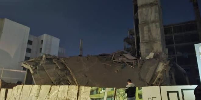 انهيار عمارة في طور البناء بمراكش دون تسجيل إصابات أو وفيات
