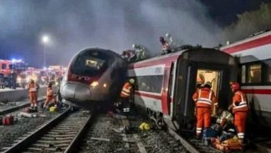 ارتفاع حصيلة تصادم قطارين فائقَي السرعة في إسبانيا إلى 39 قتيلاً
