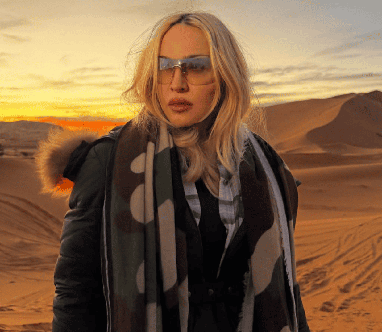 Après Fès et Marrakech, le Sahara marocain a séduit Madonna 1 بعد فاس ومراكش، أسرت الصحراء المغربية مادونا