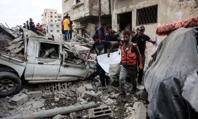 17 قتيلاً في قصف إسرائيلي على غزة