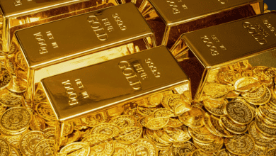 انخفاض أسعار الذهب مع صعود الدولار وضعف التداول الآسيوي