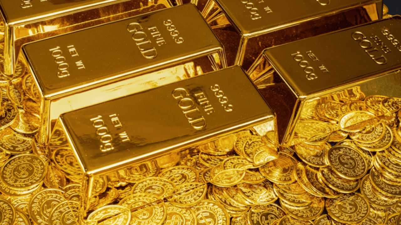 Le prix de l'or baisse en raison de la hausse du dollar et de l'affaiblissement des échanges asiatiques 1 انخفاض أسعار الذهب مع صعود الدولار وضعف التداول الآسيوي