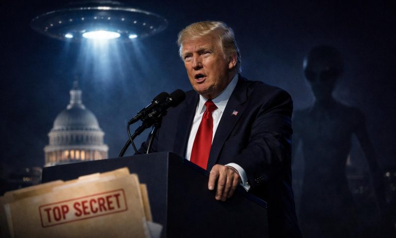 ترامب يفتح ملف «الصحون الطائرة» ويعد بنشر وثائق حكومية عن الكائنات الفضائية