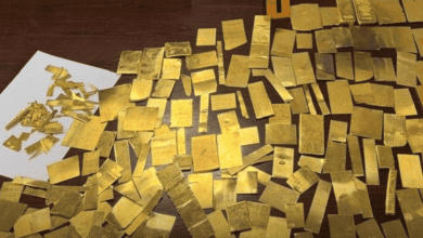 إحباط محاولة تهريب دولي لـ13 كيلوغراماً و506 غرامات من سبائك الذهب بميناء بني أنصار