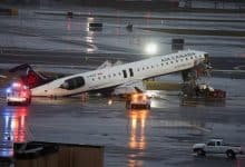 حادث مأساوي في مطار لاغوارديا يشلّ حركة الطيران