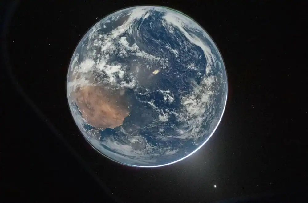 54 ans plus tard. La NASA dévoile une toute nouvelle image de la Terre vue de l'espace 1 بعد 54 عاماً.. ناسا تكشف صورة جديدة كاملة للأرض من عمق الفضاء