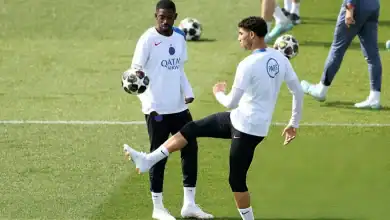 حكيمي يعود إلى التداريب ويمنح باريس سان جيرمان دفعة قوية قبل قمة البايرن